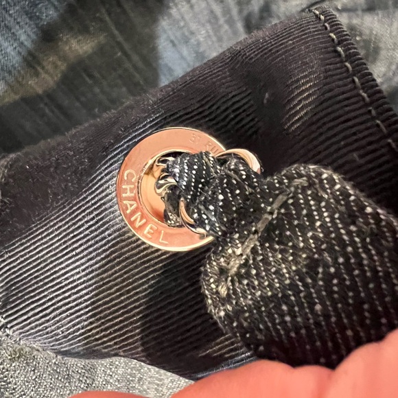 Authentic RARE Chanel Coco denim cabas XL - Picture 10 of 10